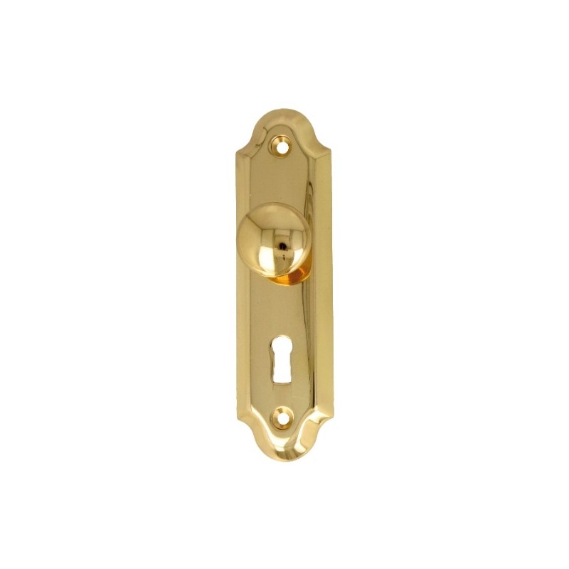 AMIG 12338  
 Escudo tirador 25  
 125 x 34 mm  
 Latón  
 Pulido