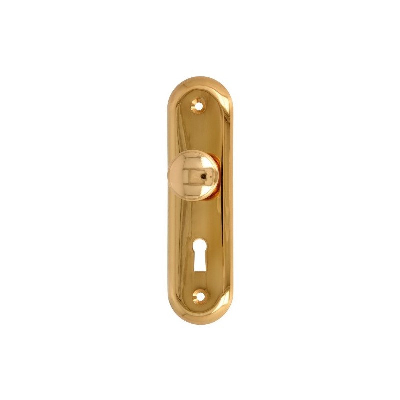 AMIG 12339  
 Escudo tirador 26  
 125 x 34 mm  
 Latón  
 Pulido