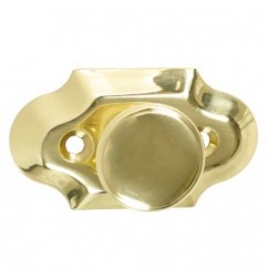 AMIG 12340  
 Escudo tirador 27  
 60 x 34 mm  
 Latón  
 Pulido