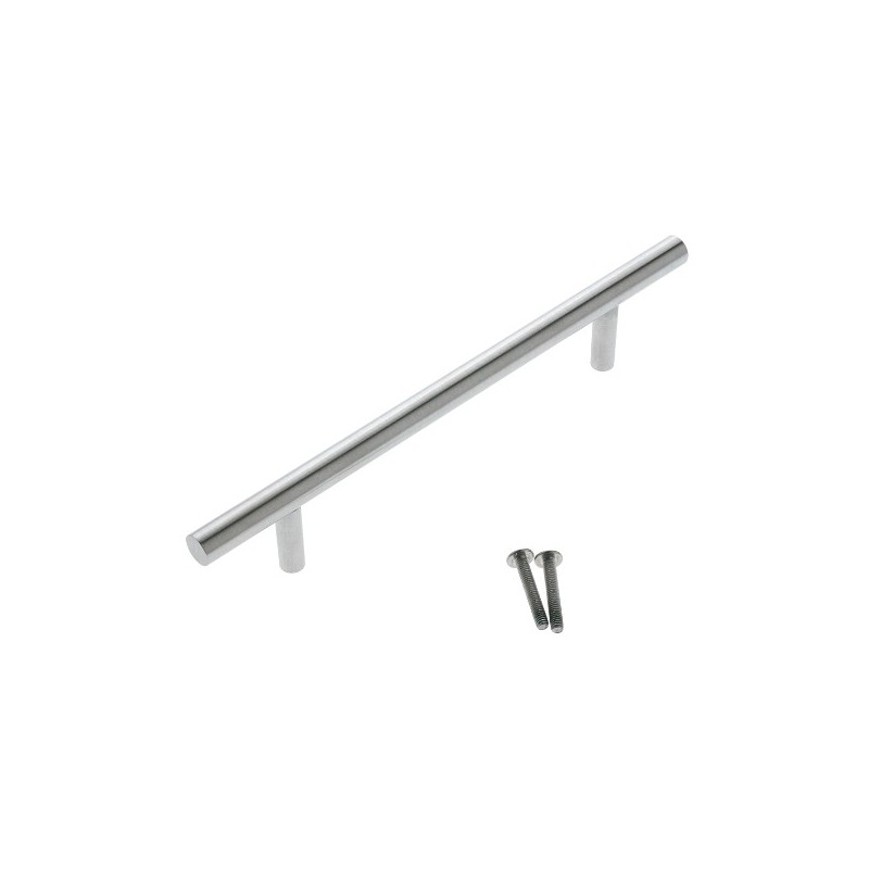 AMIG 12343  
 Tirador inox. 4  
 Ø10 x 128 mm  
 Acero inoxidable 18/8  
 Mate