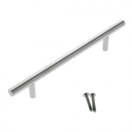 AMIG 12344  
 Tirador inox. 4  
 Ø10 x 160 mm  
 Acero inoxidable 18/8  
 Mate