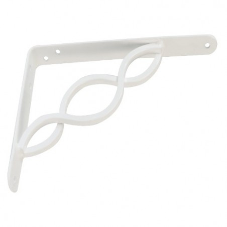 AMIG 12367  
 Palomilla 22  
 250 x 200 mm  
 Acero  
 Blanco
