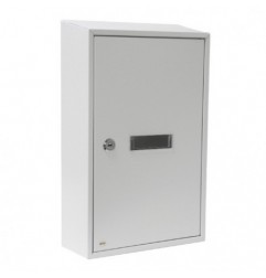 AMIG 12371  
 Recogecartas 5  
 400 x 250 x 100 mm  
 Acero  
 Blanco