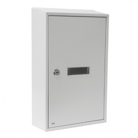 AMIG 12371  
 Recogecartas 5  
 400 x 250 x 100 mm  
 Acero  
 Blanco