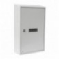 AMIG 12371  
 Recogecartas 5  
 400 x 250 x 100 mm  
 Acero  
 Blanco