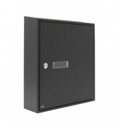 AMIG 12372  
 Recogecartas 6  
 400 x 360 x 100 mm  
 Acero  
 Negro