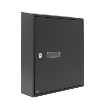AMIG 12372  
 Recogecartas 6  
 400 x 360 x 100 mm  
 Acero  
 Negro