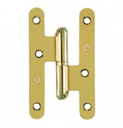 AMIG 12396  
 Pernio 405C  
 95 x 52 x 2 mm  
 Acero  
 Lacado dorado - Derecha