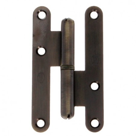 AMIG 12398  
 Pernio 405C  
 95 x 52 x 2 mm  
 Acero  
 Cuero - Derecha