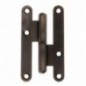 AMIG 12398  
 Pernio 405C  
 95 x 52 x 2 mm  
 Acero  
 Cuero - Derecha