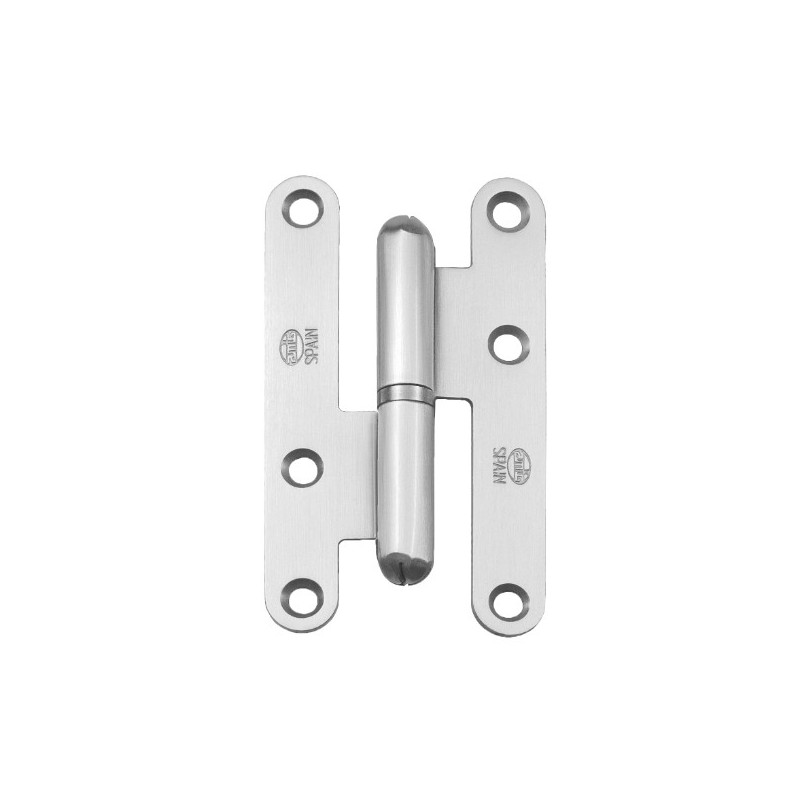 AMIG 12401  
 Pernio 405C  
 95 x 52 x 2 mm  
 Acero  
 Cromado mate - Izquierda