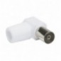 AMIG 12435  
 Conector TV 3113  
 9,5 mm  
 Poliestireno  
 Blanco
