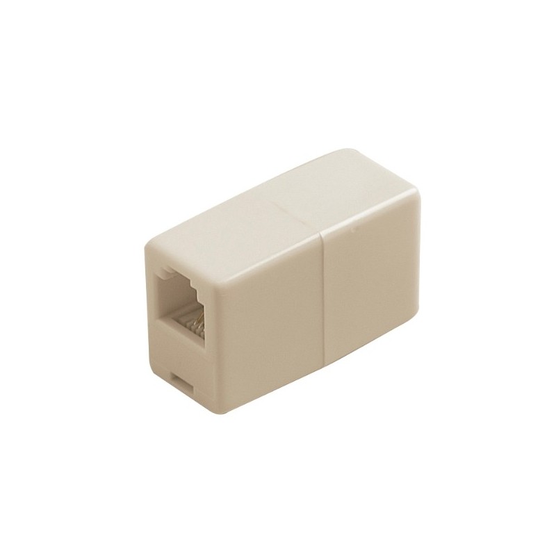 AMIG 12447  
 Adaptador telefónico 3000  
 Policarbonato  
 Blanco marfil