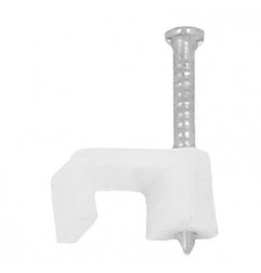 AMIG 12477  
 Grapa plana 3440  
 5 mm  
 Blanco