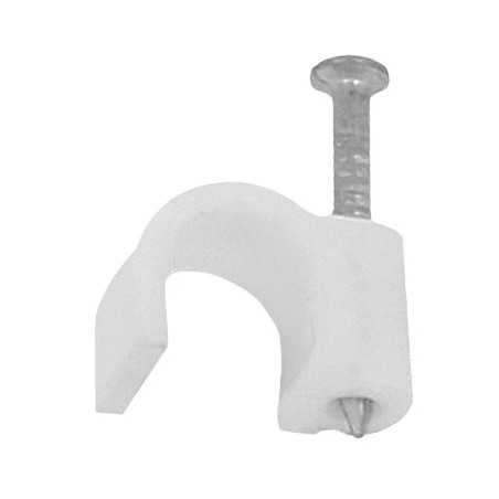 AMIG 12491  
 Grapa redonda 3441  
 7 mm  
 Blanco