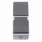 AMIG 12508  
 Base + pulsador estanca IP54-IP44 3660  
 65 x 170 x 52 mm  
 Policarbonato  
 Gris