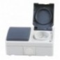 AMIG 12510  
 Interruptor + base NF 3620  
 Gris