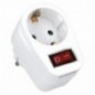 AMIG 12512  
 Adaptador + interruptor 3213  
 76 x 50 x 75 mm  
 Policarbonato  
 Blanco