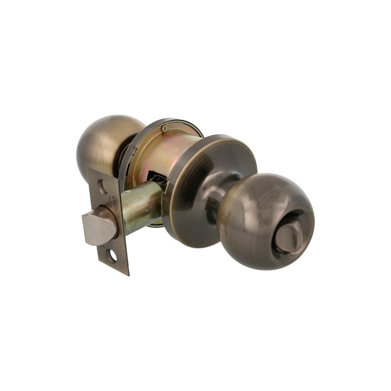 AMIG 12586  
 Pomo de puerta 612  
 Latón  
 Cuero