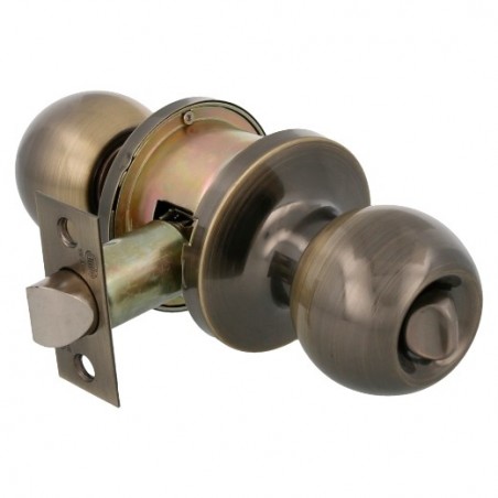 AMIG 12586  
 Pomo de puerta 612  
 Latón  
 Cuero