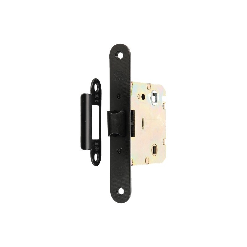 AMIG 12597  
 Pestillo 2001  
 50/47 mm  
 Acero  
 Negro