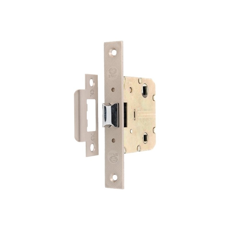 AMIG 12599  
 Pestillo 2100  
 50/47 mm  
 Acero  
 Cromado mate