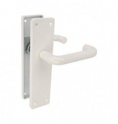 AMIG 12613  
 Manilla aluminio con placa AL3P  
 222 x 55 mm  
 Aluminio  
 Blanco