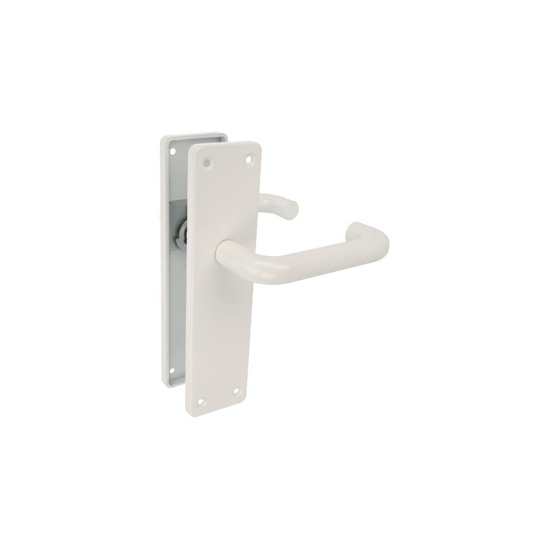 AMIG 12613  
 Manilla aluminio con placa AL3P  
 222 x 55 mm  
 Aluminio  
 Blanco