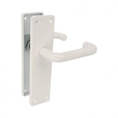 AMIG 12613  
 Manilla aluminio con placa AL3P  
 222 x 55 mm  
 Aluminio  
 Blanco