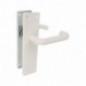 AMIG 12613  
 Manilla aluminio con placa AL3P  
 222 x 55 mm  
 Aluminio  
 Blanco