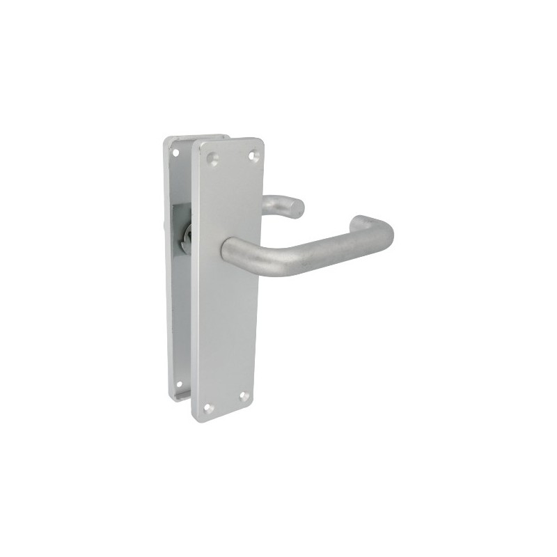 AMIG 12614  
 Manilla aluminio con placa AL3P  
 222 x 55 mm  
 Aluminio  
 Plata