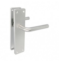 AMIG 12617  
 Manilla aluminio con placa AL4P  
 222 x 55 mm  
 Aluminio  
 Plata