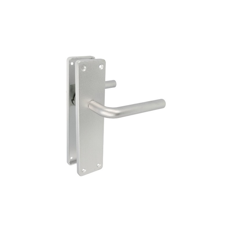 AMIG 12617  
 Manilla aluminio con placa AL4P  
 222 x 55 mm  
 Aluminio  
 Plata