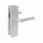 AMIG 12617  
 Manilla aluminio con placa AL4P  
 222 x 55 mm  
 Aluminio  
 Plata