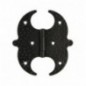 AMIG 12629  
 Bisagra 553  
 125 mm  
 Acero  
 Negro
