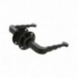 AMIG 12633  
 Manilla con roseta 101R  
 Ø60 mm  
 Placa de acero, Tirador de zamak  
 Negro