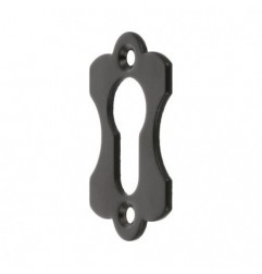 AMIG 12634  
 Bocallave 12  
 60 x 38 mm  
 Acero  
 Negro