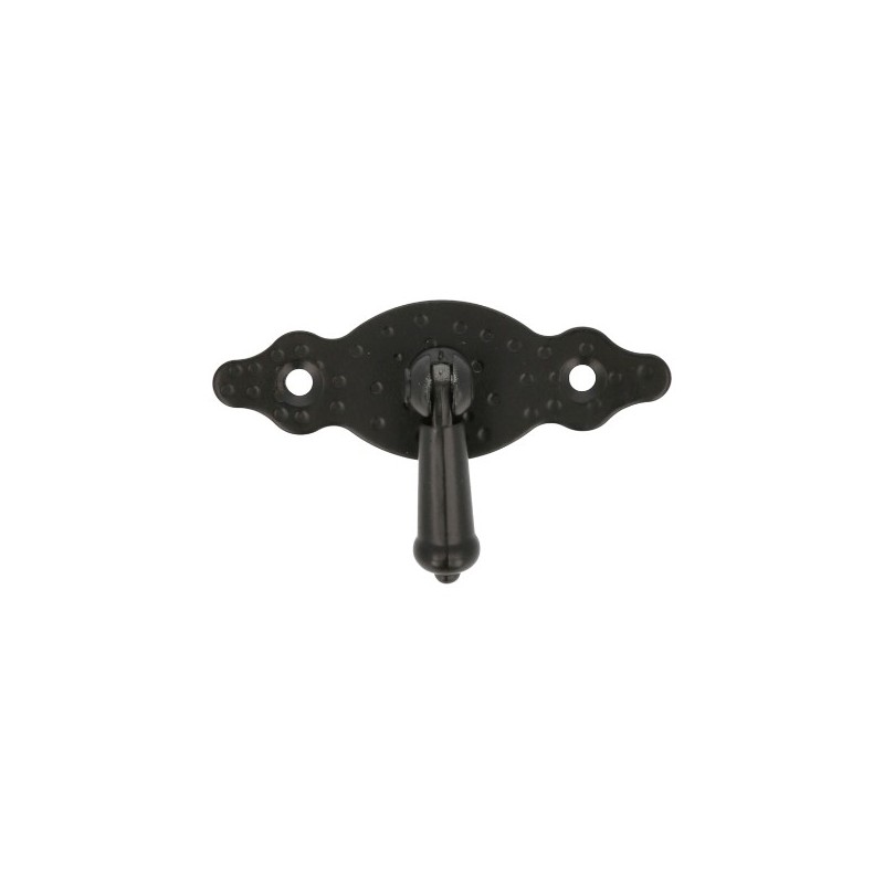 AMIG 12636  
 Tirador con placa 1004  
 80 x 28 mm  
 Negro