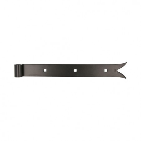 AMIG 12652  
 Gozne gótico 4200  
 800 x 40 x 5 mm  
 Acero  
 Negro
