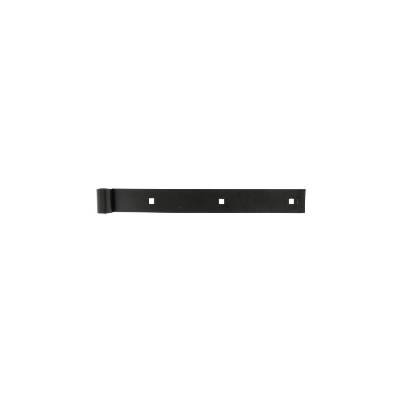 AMIG 12656  
 Gozne simple 4300  
 400 x 35 x 4 mm  
 Acero  
 Negro