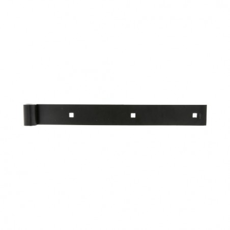 AMIG 12656  
 Gozne simple 4300  
 400 x 35 x 4 mm  
 Acero  
 Negro