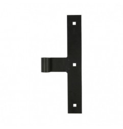 AMIG 12664  
 Gozne T simple 4500  
 240 x 35 x 4 mm  
 Acero  
 Negro