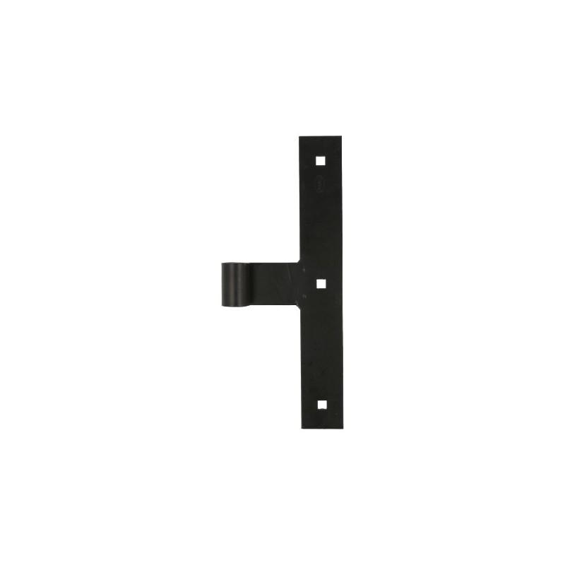 AMIG 12664  
 Gozne T simple 4500  
 240 x 35 x 4 mm  
 Acero  
 Negro