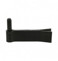 AMIG 12665  
 Pernio a muro espiga 4600  
 125 x 35 x 4 mm  
 Acero  
 Negro
