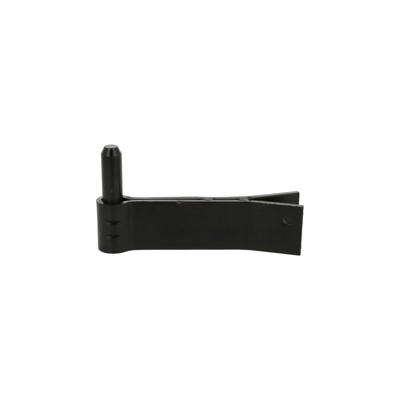 AMIG 12665  
 Pernio a muro espiga 4600  
 125 x 35 x 4 mm  
 Acero  
 Negro