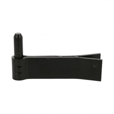 AMIG 12665  
 Pernio a muro espiga 4600  
 125 x 35 x 4 mm  
 Acero  
 Negro
