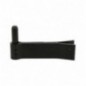 AMIG 12665  
 Pernio a muro espiga 4600  
 125 x 35 x 4 mm  
 Acero  
 Negro