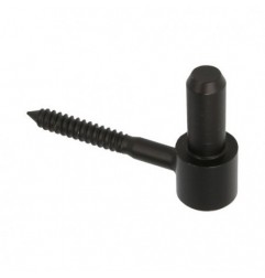 AMIG 12667  
 Pernio muro roscado 4700  
 Ø14 x 85 mm  
 Acero  
 Negro