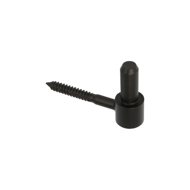 AMIG 12668  
 Pernio muro roscado 4700  
 Ø16 x 85 mm  
 Acero  
 Negro