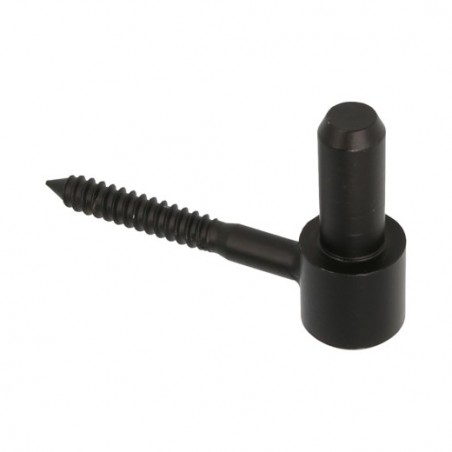 AMIG 12668  
 Pernio muro roscado 4700  
 Ø16 x 85 mm  
 Acero  
 Negro